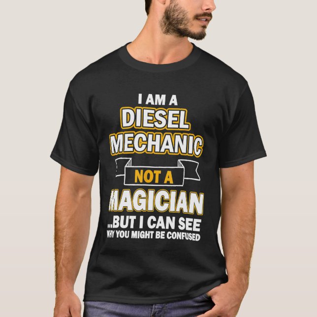 Dieselmechanik I ist ein Dieselmechaniker T-Shirt (Vorderseite)