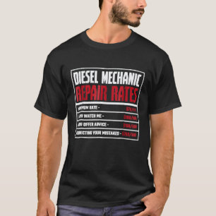 Dieselmechaniker-Reparaturpreise 1 T-Shirt