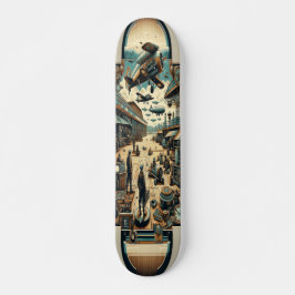 ‚Dieselpunk Airfield Deck‘ Skateboard
