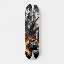 ‚Dieselpunk Mech Warfare Deck‘ Skateboard