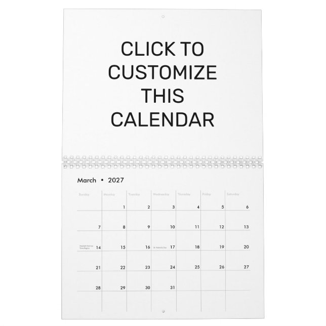 DIESEN KALENDER ZUNEHMEN (Mär 2027)