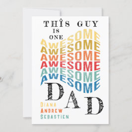 Diesen Typ einen Phantastischen Vater, lustiger Zi Karte