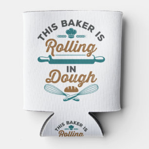 Dieser Bäcker rollt in Teigbacken Dosenkühler