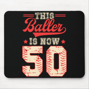 Dieser Baller ist 50 Baseball Knuckleballer Home R Mousepad
