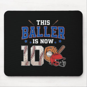 Dieser Baller ist jetzt 10 Jahre alt Baseball 10. Mousepad