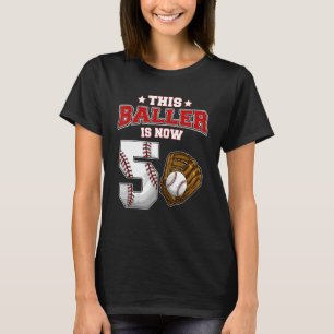 Dieser Baller ist jetzt 5 Jahre alt Baseballspiele T-Shirt