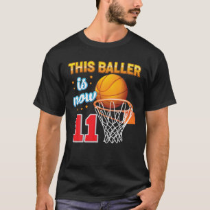 Dieser Baller ist jetzt elf Jahre alt 11. Geburtst T-Shirt