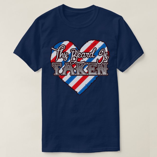 Dieser Bart ist genommen Funny Liebe Valentine Ges T-Shirt (Design vorne)