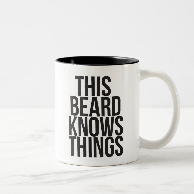 Dieser Bart kennt Sachen Zweifarbige Tasse (Rechts)