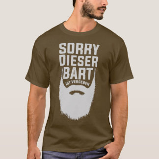 Dieser Bart wird mit Hipster als lustiger Bart gen T-Shirt