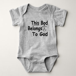 Dieser Bod gehört Gott Christliches Baby-Bekleid/ Baby Strampler