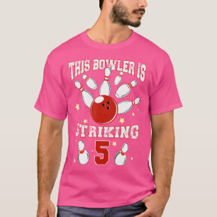 Dieser Bowler beeindruckt 5 Jahre alt Funny 5th Bi T-Shirt