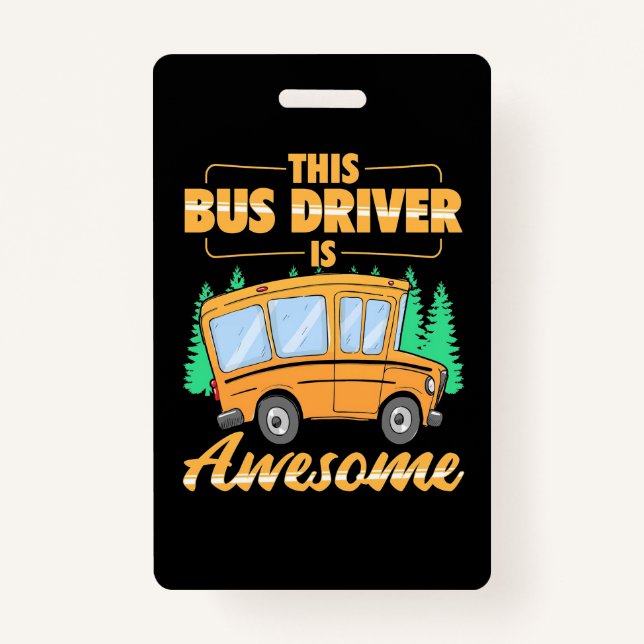 Dieser Busfahrer ist Phantastisch Ausweis (Vorderseite)