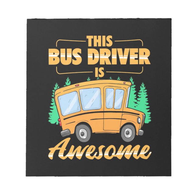 Dieser Busfahrer ist Phantastisch Notizblock (Vorderseite)