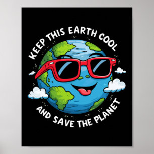 Dieser Coole Tag der Erde behalten Poster