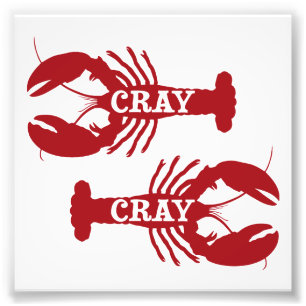 Dieser Cray Cray Panzerkrebs Krebs Fotodruck