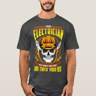 Dieser Elektro wird Ihre Schuhe und Karo entfernen T-Shirt
