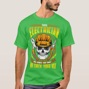 Dieser Elektro wird Ihre Schuhe und Karo entfernen T-Shirt