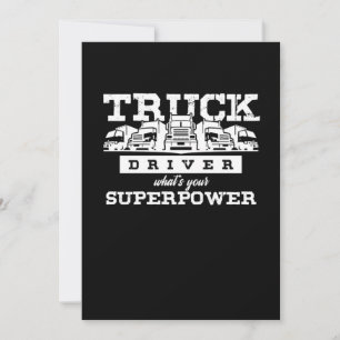 Dieser Evolution-LKW-Fahrer Cooler LKW-Fahrer-Gesc Einladung