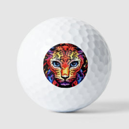 Dieser farbenfrohe Leopard-Look Golfball