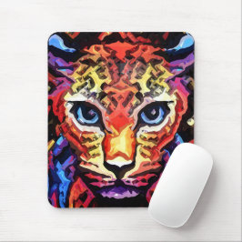 Dieser farbenfrohe Leopard-Look Mousepad