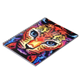Dieser farbenfrohe Leoparden-Look Notizblock