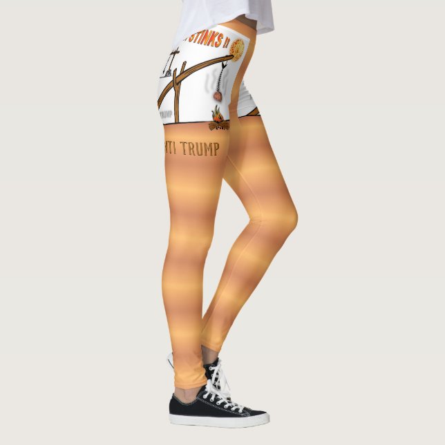 Dieser Fisch stinkt! / Anti Trump, Leggings (Rechts)