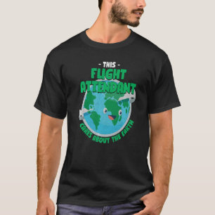 Dieser Flugbegleiter kümmert sich um die Natur der T-Shirt