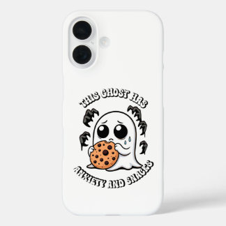 Dieser Geist hat Angst und Snacks iPhone 16 Hülle