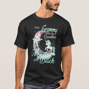 Dieser Grammy Liebe ihre Enkelkinder zum Mond und  T-Shirt
