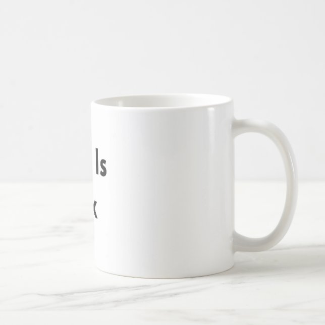 Dieser Ist Okay Minimaler Textbecher Kaffeetasse (Rechts)