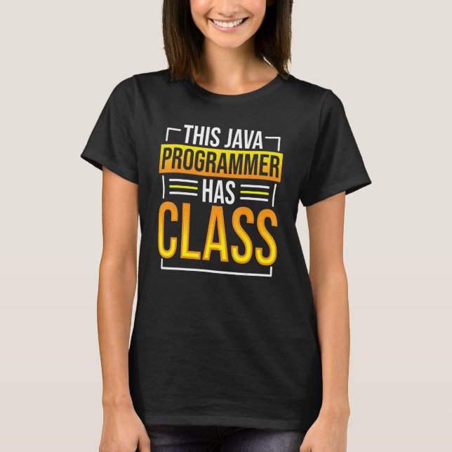 Dieser Java-Programmierer verfügt über Klassenprog T-Shirt (Vorderseite)
