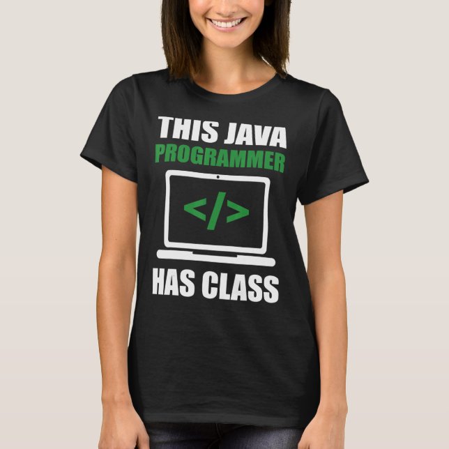 Dieser Java-Programmierer verfügt über Klassenprog T-Shirt (Vorderseite)