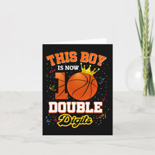 Dieser Junge ist jetzt 10 zweistellige Basketballl Karte