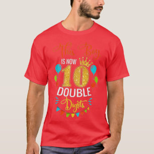 Dieser Junge ist jetzt doppelt Digits Geburtstag J T-Shirt