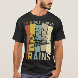 Dieser Junge Liebe trainiert Triebfahrzeugführer T-Shirt