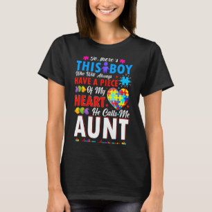 Dieser Junge nennt mich Tante Autismus-Bewusstsein T-Shirt