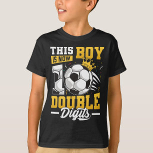Dieser Junge zweistellige Fußball 10 Jahre alt Jun T-Shirt