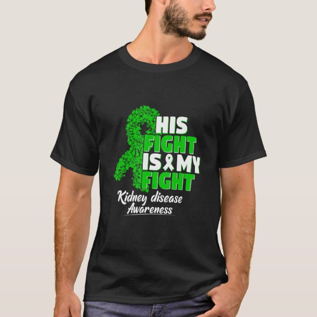 Dieser Kampf ist mein Kampf gegen Nierenerkrankung T-Shirt (Vorderseite)