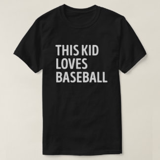 Dieser Kid Liebe Baseball Player T-Shirt