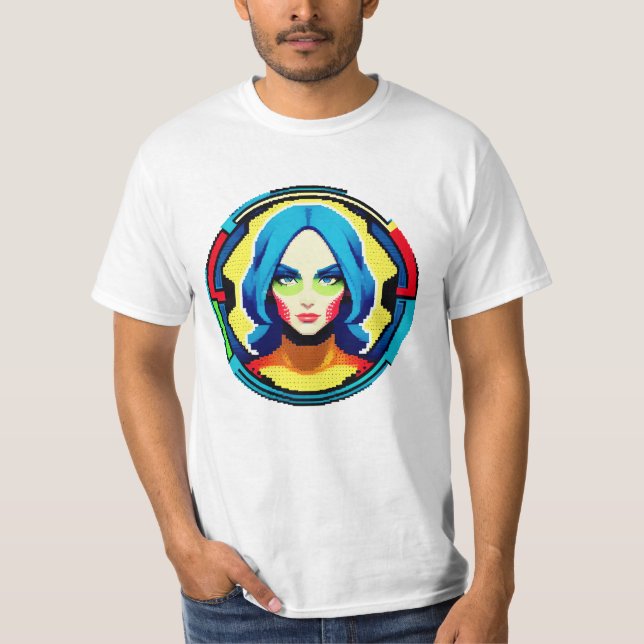 Dieser klassische T - Shirt-Stil ist der Schweizer T-Shirt (Vorderseite)