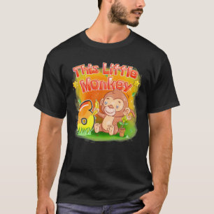 Dieser kleine Affe 6 Jahre alt Kinder 6. Geburtsta T-Shirt