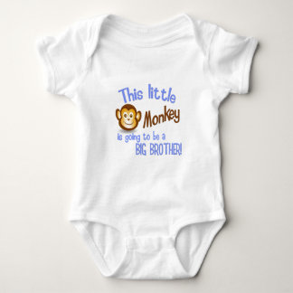 Dieser kleine Affe wird ein großer BRUDER sein! Baby Strampler