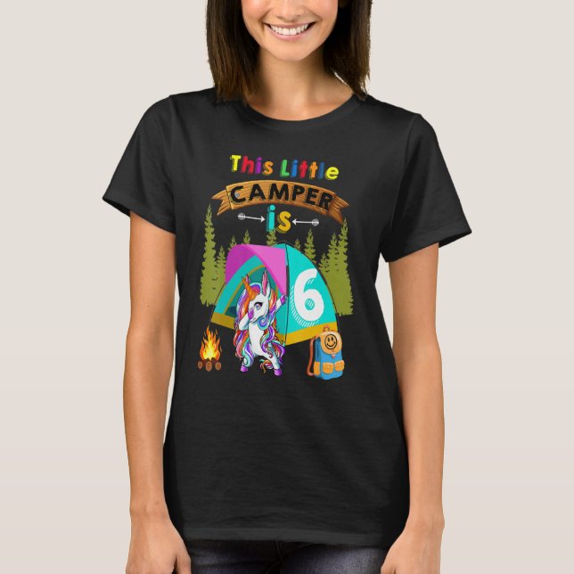 Dieser kleine Camper besteht aus sechs Dabbing Uni T-Shirt (Vorderseite)
