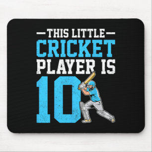 Dieser kleine Cricketspieler ist 10 Jahre alt 10. Mousepad