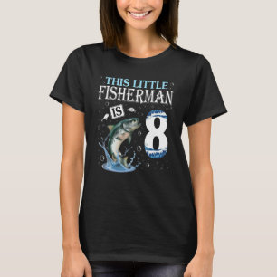 Dieser kleine Fischer ist 2014 8 Jahre Geboren T-Shirt