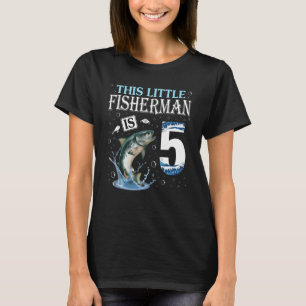 Dieser kleine Fischer ist 2017 Geboren 5 Jahre alt T-Shirt