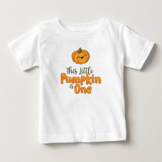 Dieser kleine Kürbis ist einer! Baby T-shirt (Vorderseite)