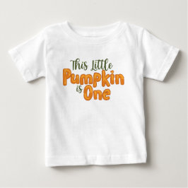 Dieser kleine Kürbis ist eins Baby T-shirt