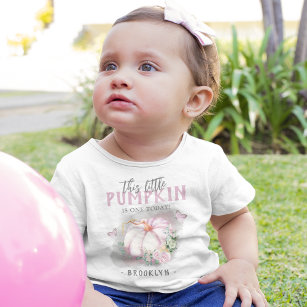 Dieser kleine Pumpkin Birthday Baby Pink T - Shirt